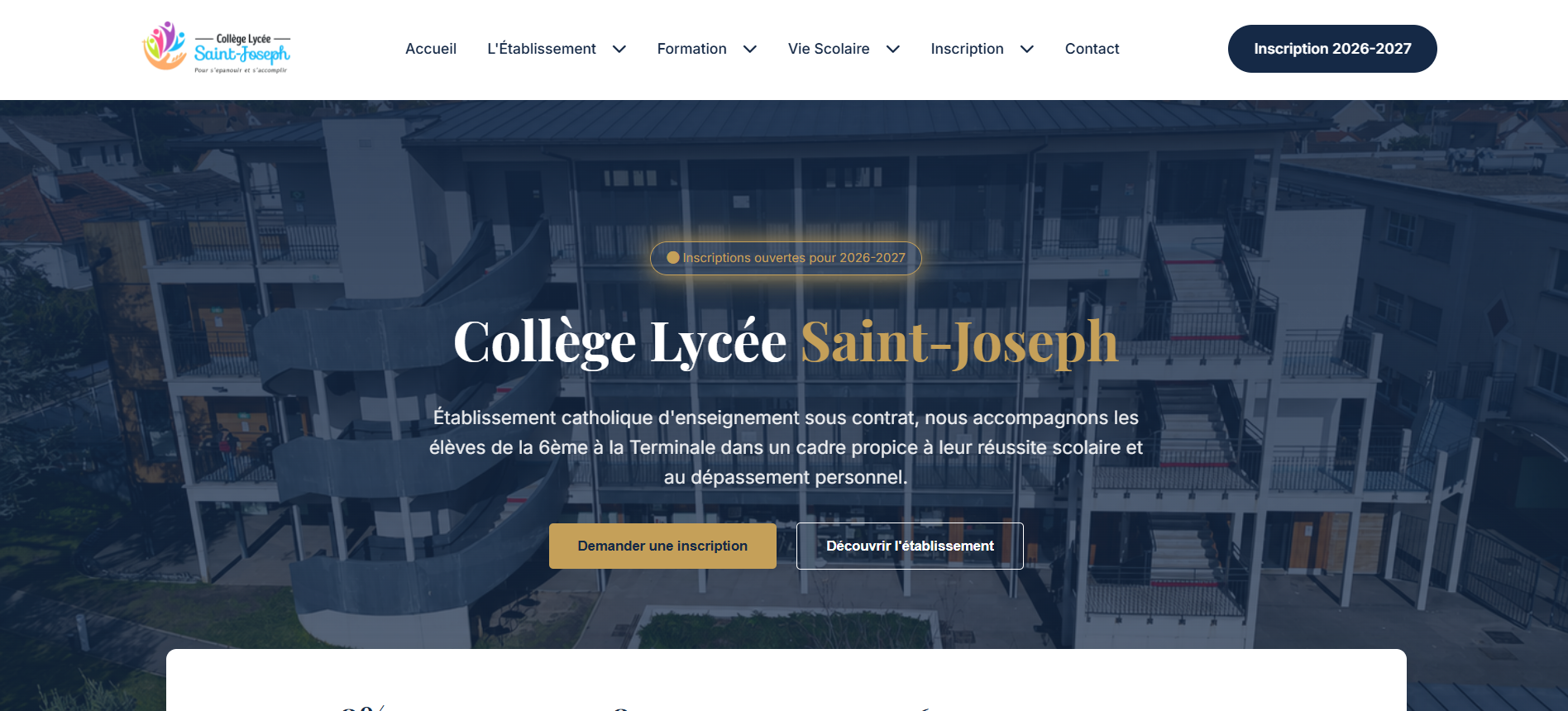 Projet Lycee Saint Joseph - Yizio
