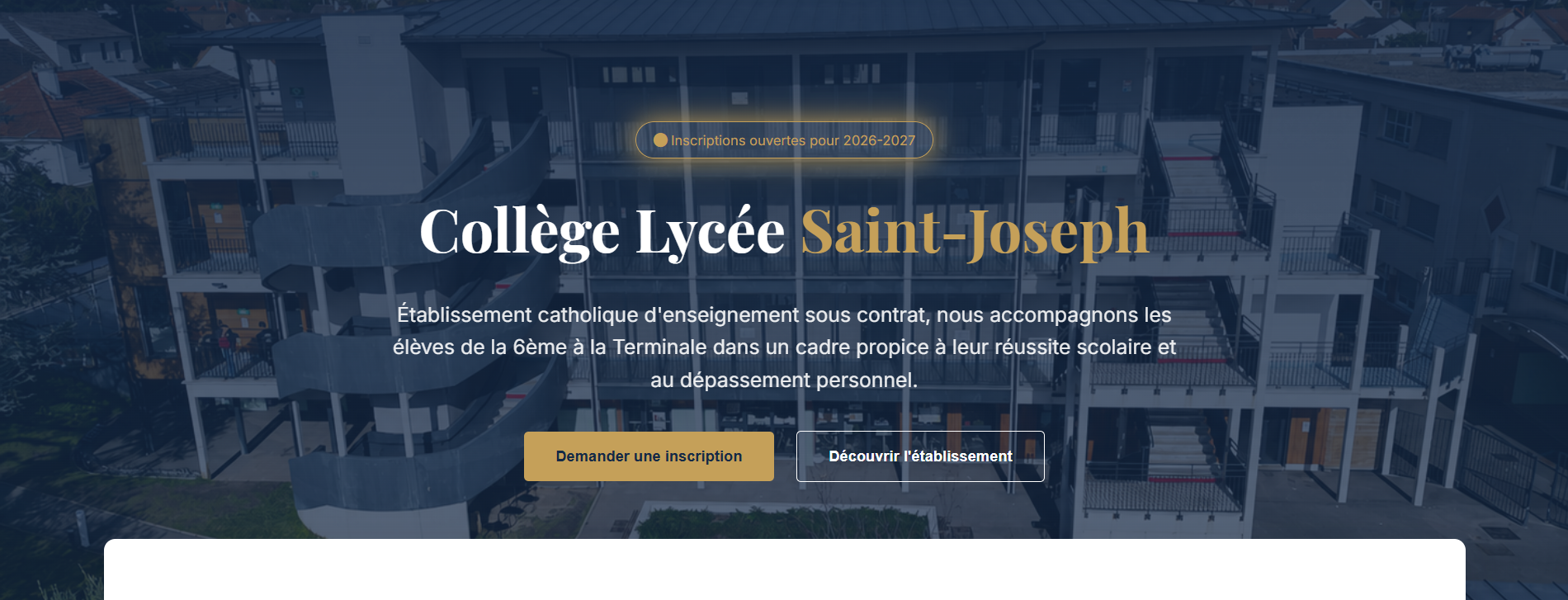 Projet Lycée Saint-Joseph - Yizio